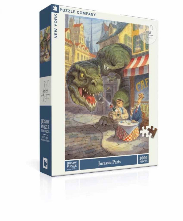 New York Puzzle Company Puzzle Jurassic Paris – 1000 Teile